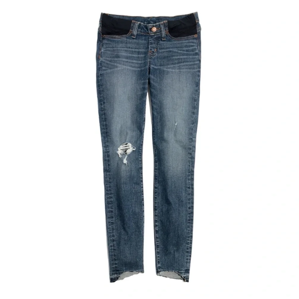 Madewell Maternity Skinny Jeans in Everton Wash Sz 26 - Picture 5 of 9
